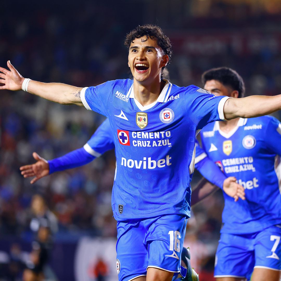 Jeremy Márquez, jugador de Cruz Azul, en un partido del Apertura 2026 de la Liga MX